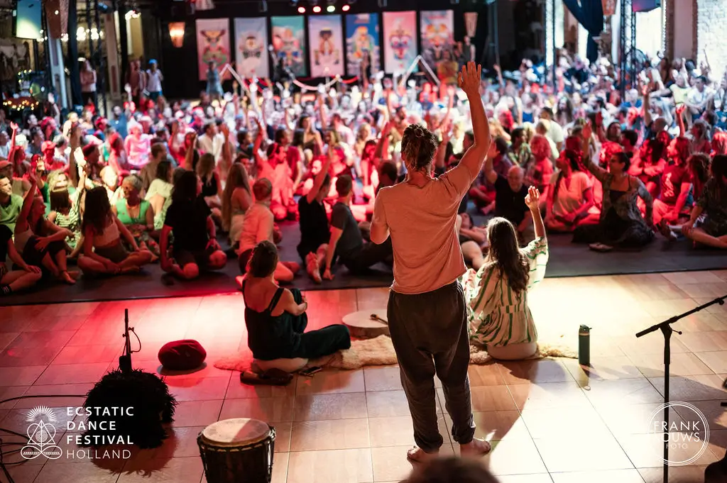 The festival floor you join each day