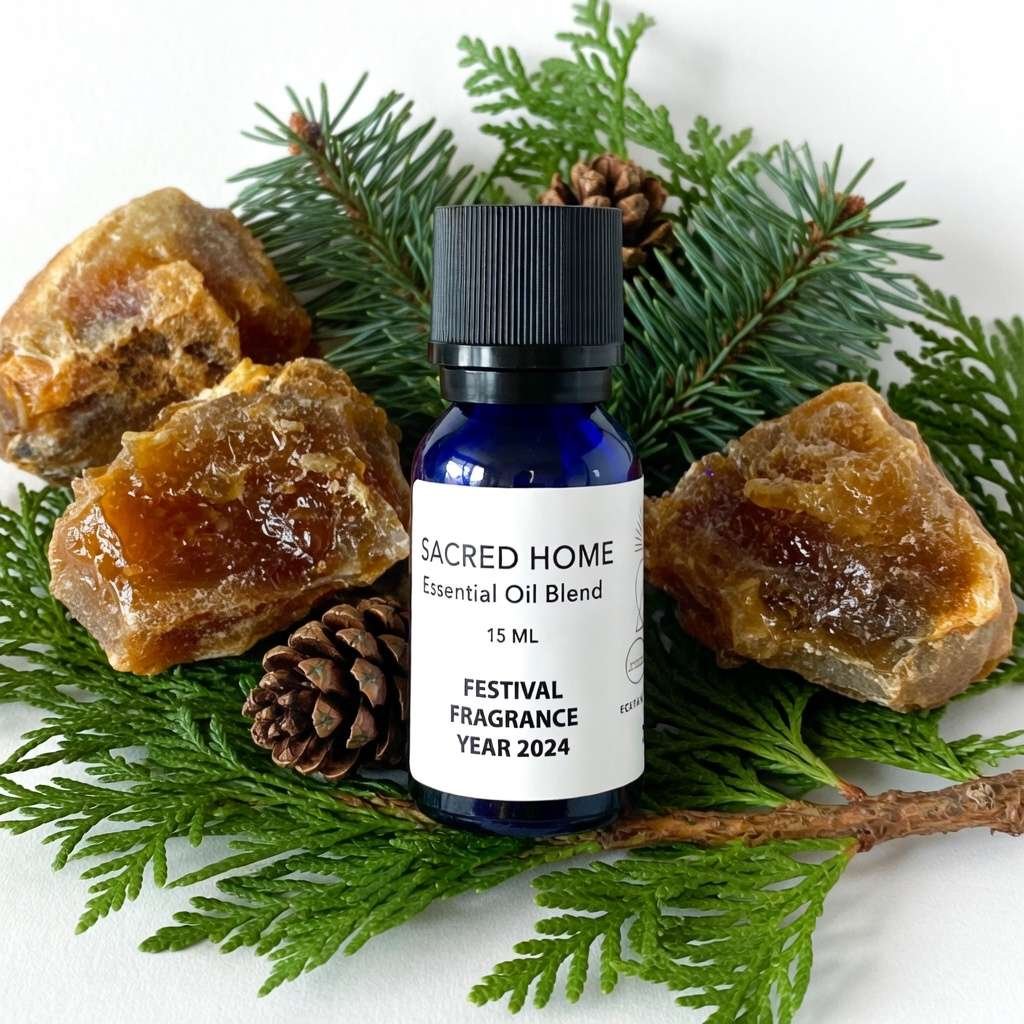 Sacred Home - Festival Geur 2024, EO blend 15ml - Image 2